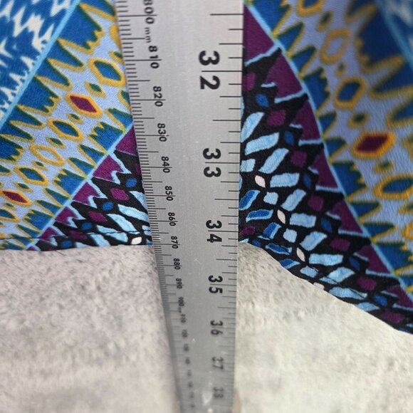 Womens Rock 47 Wrangler Western Multicolor Dress Dolman Sleeve Lined Size S - Picture 6 of 8